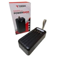 Power Bank TRM-1050 50000 mAh Повербанк з ліхтариком Павербанк TORIMA